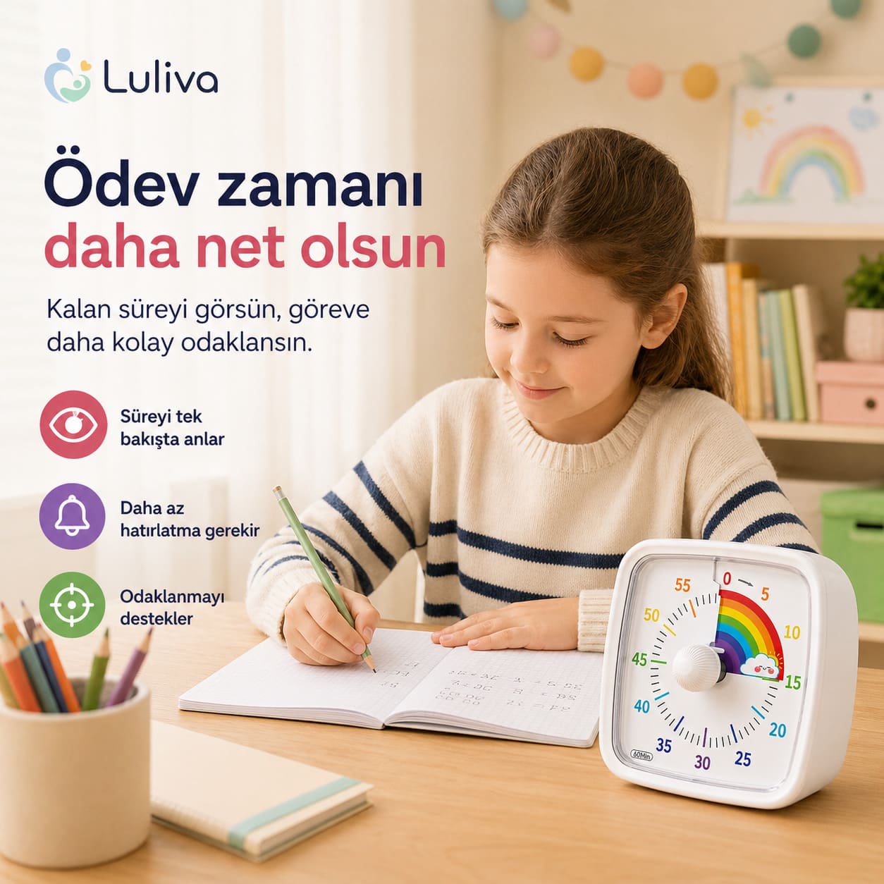 60 Dakikalık Görsel Zamanlayıcı